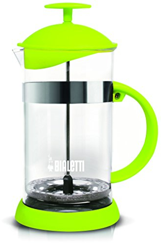Bialetti Pressofiltro, Caffettiera Pressofiltro, capacità 1 Litro, Verde