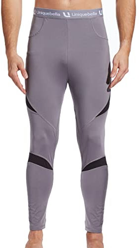 UNIQUEBELLA - Pantalones térmicos de esquí para hombre, ropa interior funcional de invierno, ropa interior térmica para traje de esquí, leggings, XXL