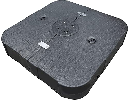 osoltus Schirmständer für Ampelschirm befüllbar mit Wasser Sand 150kg rollbar
