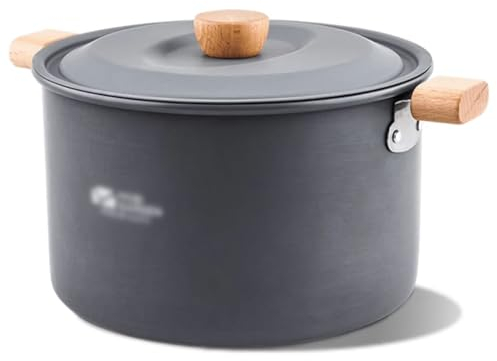 WHYATT Gavetta Scout, Pentola da Campeggio, Set di Pentole Antiaderenti Leggere con per Picnic All'aperto in Campeggio (Size : 3.5L)