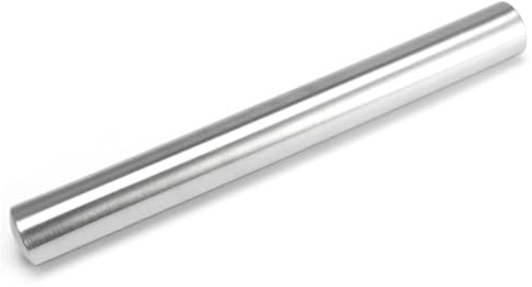 MAGICLULU Nudelholz aus Metall Nudelholz für Kinder Nudelholz aus Teig Nudelholz aus Silikon Pizzateig Fondant-Roller Rollen Antihaft-Nudelholz backen teig walze Rostfreier Stahl Rollstock