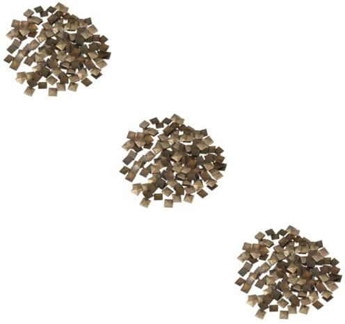 LALAFINA 300 Stk Punk-Spikes-Flecken Pyramidennieten für Leder quadratische Spitzen DIY zubehör Metallbolzen Klebstoff Zucht Beschriftungsfolie Kleidung Schuhspitzen