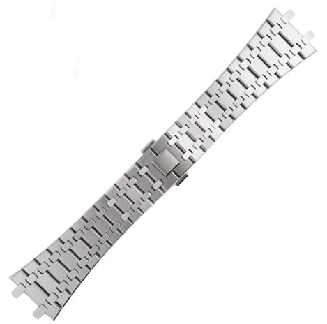 RTRCAGAKM Bracelet en acier inoxydable 316L de 26 mm for AP 15400, for Audemars, for Piguet, for Royal Oak GA2100 2110, bracelet de montre for homme