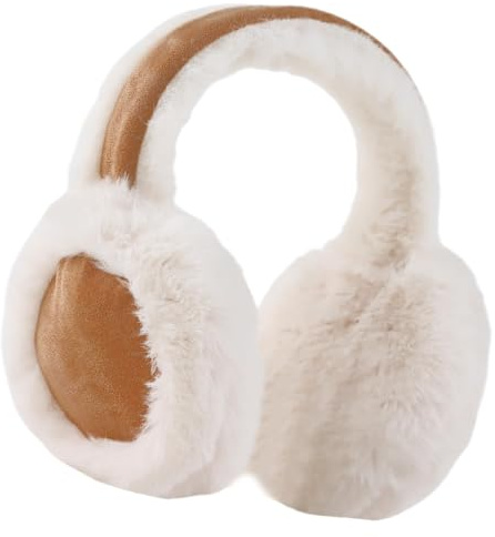 BelleVive Winter Frauen Ohrenschützer Faltbare Ohr Wärmer Flauschigen Ohr Abdeckung Warme, Für Winteraktivitäten, Tragbar Und Praktisch, Kälteschutz Kalte Outdoor Ohrenmuscheln