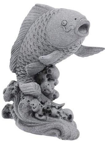 BESTOYARD Adorable Estatuilla De para Acuarios y Jardines Decoración De Peces para Tanques Accesorios para Jardines y Estanques Resistente La Intemperie Material Duradero Diseño Detallado