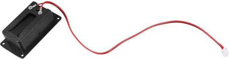 ibasenice Boîtier De Batterie Pour Guitare Électrique Pour Guitare Électrique 9 V Couvercle Du Compartiment À Piles Pour Micro Et Connecteur À Deux Broches Pour Pièces Et Accessoires