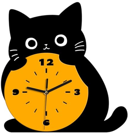 Milageto Reloj de Mesa con Forma de, decoración del hogar, Regalo Minimalista, Elegante, Sencillo y único, Reloj de Escritorio para estantería, Mesa del