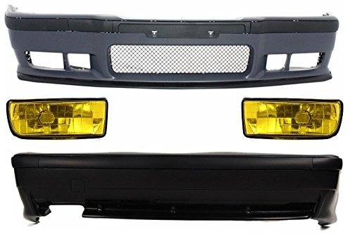 KITT cocbbme36 m3fs M3 Design Body Kit vorne hinten Bumper + Nebelscheinwerfer Lampen gelb 1992–1998