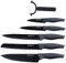 alpina Couteau - Lot de 6 Pièces + Couteau économe | 5 tailles | Éplucheur - Couteau à pain Couteau à viande Couteau universel - - Couteau Santoku | Premium Lames avec revêtement anti-adhésif