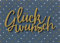 Perleberg - Allgemeine Glückwunschkarte der Lettering Design Collection - hochwertige Karte in Premium-Qualität inkl Umschlag - stilvolle Glückwunschkarten mit Gold Veredelungen 10,5 x 14,5 cm