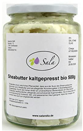 Sala Sheabutter kaltgepresst unraffiniert BIO (500 g Glas)