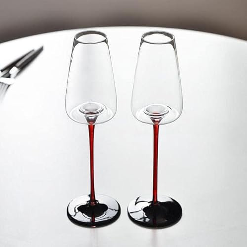 KXQYIKYI Copa de vino de cristal 700/460/260 ml Copa de vino tinto Copa de agua Copa de cristal sin plomo Copa de champán Burdeos Bar de bodas Fiesta Copa de cumpleaños