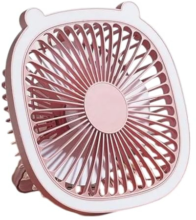 THE REPLICANT Ventilateur Lumineux Led Rechargeable Usb (Rose)