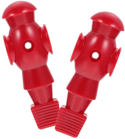 Milisten Accesorios de Futbolín 2 Piezas Figuras de Resina para Mesa de Fútbol, Jugadores Rojos para Entretenimiento Familiar y Actividades de Ocio