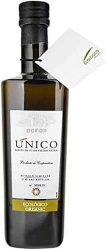 DCOOP Aceite De Oliva Virgen Extra - Coupage Ecológico, Gama Único, Aceituna Picual, Sabor Frutado Y Ligero, Ideal Para Consumo En Crudo, Botella 500 Ml