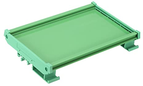 sourcing map PCB DIN Schienenmontage Träger Leiterplattenmontage Halter 100x170mm Grün