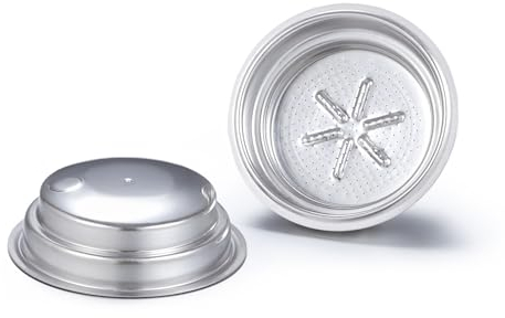 ESE Pod Filter Basket Compatible with Breville for De'Longhi for Cuisinart Espresso Machines, 51MM Dual Wall pressurized Coffee Basket Adapter Holder