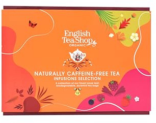 English Tea Shop Organic Caffeine Free Selection - 12 Pyramid Tea Bags