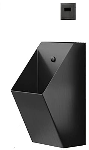 Urinarios domésticos de acero inoxidable para hombres, urinarios con sensor inteligente montado en la pared, inodoros comerciales de drenaje vertical pequeños, adecuados para uso en hogares, hoteles,