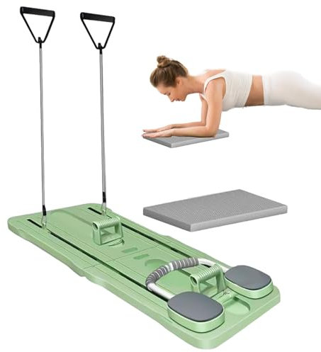 Pilates Board | Pilates Reformer Set | Plank Trainer Ab Roller | Pilates Reformer Gleitbrett für Zuhause | Reformer Pilates Gerät | Pilates Trainingsgeräte Übungs Bauchbrett