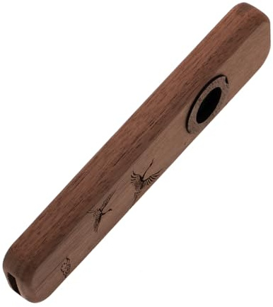 Holz Kazoo Professionelles Performance Instrument 1 Stück | Tragbares Format, Leicht zu Spielen, für Anfänger und Musiker, für Events und Aufführungen
