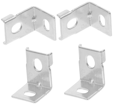 Housoutil 4pezzi Kit di Staffe per Fissaggio Alimentatori Switching Staffe di Montaggio Robuste per Installazione Sicura Supporti di Fissaggio per Assemblaggio Alimentatori