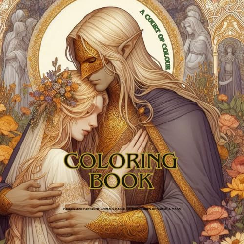 A Court of color: Coloring book