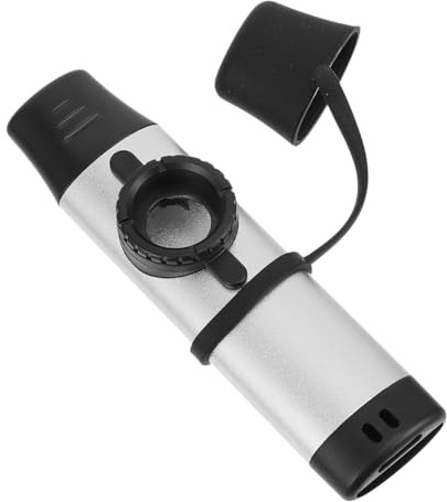 VICASKY Aluminiumlegierung Kazoo Orff-instrument Lernspielzeug Ukulele Und Gitarre Mit Flötenmembranen Zum Ersetzen Tragbares Musikinstrument Für Junge Mädchen