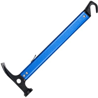 Uhngw Camping -Zelthammer, Zelthammer | Aluminiumzelt -Pfahlhammer zum Camping - Nonrutsch schweres Metall-Werkzeug mit ergonomischem Griff für Rucksackungen, Park