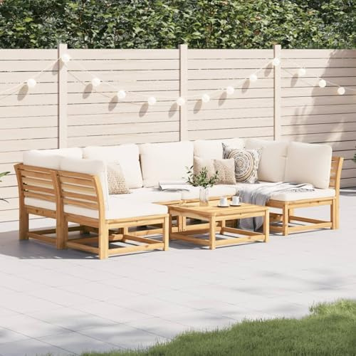 Festnight Gartenlounge Set Holz Lounge Möbel Outdoor Ecklounge Terrassenmöbel Außen Gartenmöbel Loungemöbel Balkon Lounge Ecksofa Gartensofa Lounge Set Outdoor Sofa Balkonmöbel
