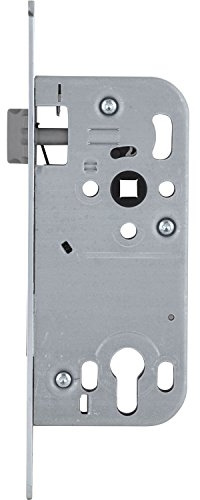 secotec Puerta de inserción Cilindro de perfil de cerradura con función de cambio dormaß 50 mm, redondo, silberfärbig, 1 pieza