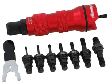 Neilsen CT5521 - Nut Rivet Drill Adapter Kit: Convert Your Drill into a Power Nut Riveter