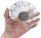 Outdoor Window Thermometer, Stick On Window Thermometer Temperature Indoor/Outdoor Waterproof Transparent Dial No Battery Required Round 4.3 Inch Diameter