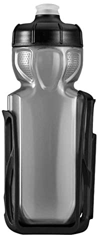 Cannondale Set Gripper Aero Fahrrad Trinkflasche 0.6L schwarz + ReGrip Aero Fahrrad Flaschenhalter schwarz