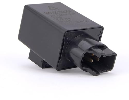 Aharon Motolumino blinkers relä för motorcyklar | universal 12 V LED/halogen| kompatibel med Honda 4-stiftskontakt | LED-blinkande lampor | blinkers | blinkande relä