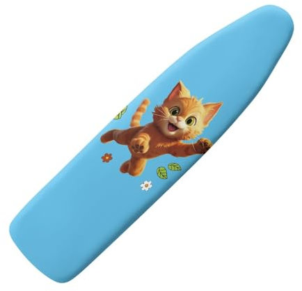 Dajingkj Bügelbrettbezug für Dampfbügelstation mit Polsterung Bügelbrettbezüge 140x40 mit elastischem Rand rutschfest Klettverschlüsse Waschbar Elastisch für Heimdekoration XL