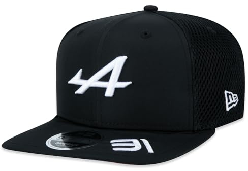 New Era 9Fifty Mesh Snapback Cap F1 Alpine Esteban Ocon, Nero , M/L