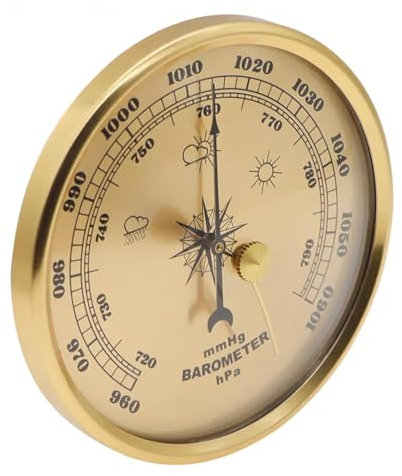 MPFJPNXN Outdoor Barometer,Barometers for The Home Wall,Portable Dial Type Barometer,70mm/2.75in Analog Weather Station,Barometers for The Home Old Fashioned,for Home Indoor Office Wall Decor