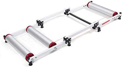 WTLONBF Fahrrad-Rollentrainer, Faltbarer Indoor-Fahrrad-Trainingsständer, geeignet für 24-29-Zoll-Mountainbikes/700C-Rennräder, MTB-Rennrad-Trainingsstation,Gold