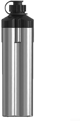 Electric Fishing Reel Battery Case for Daiwa Sea Fishing, 4 21700 Batteries Holder, ABS Shell Smooth Top Lock 49x49x190mm Silver