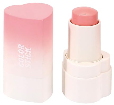 Rubor facial de maquillaje | Rubor de maquillaje | Barra de maquillaje multiusos sin costuras | Colorete crema para viajes, viajes de negocios, hogar y exteriores