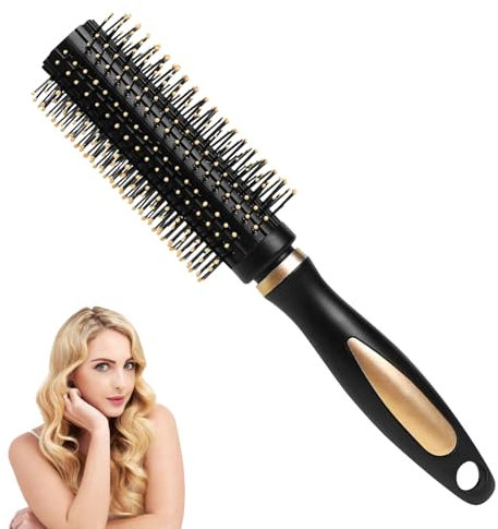 Round Hair Brush Blow Dry Hair Brush Radial Hairbrush for Creating and Smoothing Curly or Wavy Hair Professional Styling Tool for Women, Men, Kids - All Hair Types