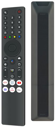 VINABTY Mandos a Distancia por Voz de Repuesto Aptos para TCL TV C7K Premium QD-MiniLED TV 32V5C 40V5C 43V5C 43V6C 50V6C 55V6C 65V6C 75V6C 98Q6C 98Q7C 50Q7C 55Q7C 65Q7C 75Q7C 85Q7C 55Q6C 65Q6C 75Q6C