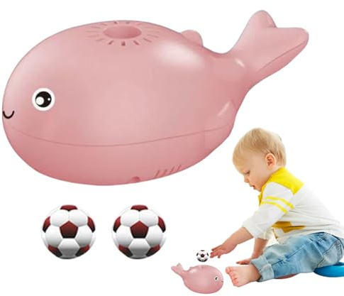 Whale Levitation Ball Toys – Aerodynamic Floating Sphere, Kid's Electric Fan Levitation Blow Ball, Shark Shape Design Early Learning Toy, Marine Physics Experiment For Science Fun