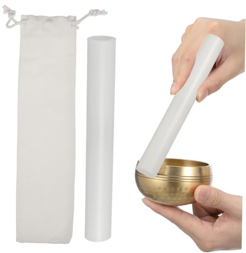 Amosfun Acryl Klangschalen Schlägel für Klangschalen und Spirituelle Praxis mit Klarer Klangleistung und Tragbarem Design