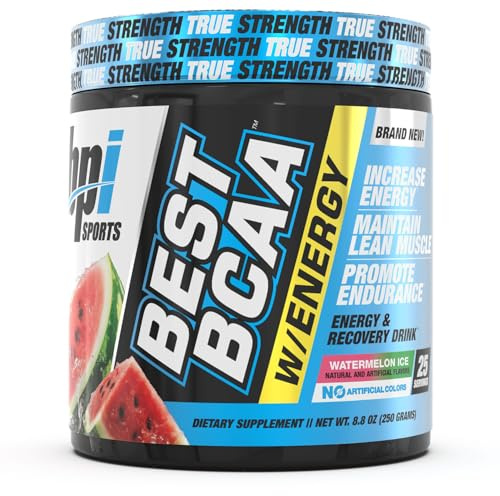 BPI Sports Best BCAA Powder - Muscle Recovery Support - Branched Chain Amino Acids | Building Blocks of Protein and Muscle - Post Workout Recovery - Hydration - Watermelon Ice