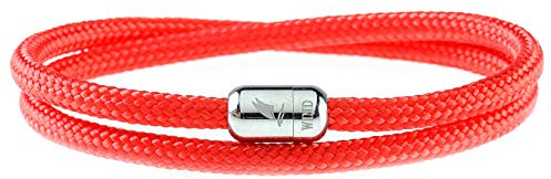 Wind Passion – Paracord Armband aus Seemannsgarn, handgemacht & geflochten | Segeltau Herren, Surfer Frauen | Ideale Partner Geschenke, Herren Geschenke | Segeltau Armband, wasserfest