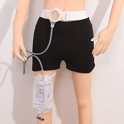 DYHQQ Tragbare Stomagürtel Unisex Taille Unterstützung Gürtel Medical Stoma Unterstützung Bauchbinder mit 2PCS Stomabeutel