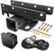 Nilight JK61A Kit de Receptor de Enganche para Remolque de Parachoques Trasero de 2 Pulgadas, Compatible con Jeep Wrangler JK 20072018 de 4 Puertas y 2 Puertas ilimitadas, con arnés de cableado de