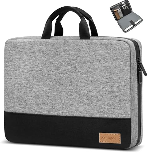 Bagasin Laptop Hülle Tasche, 15,6 17,3 14 13,3 12 Zoll TSA Laptoptasche Schutzhülle Sleeve Wasserdicht mit 4-lagigem Schutz, Computer Tragetasche für MacBook, HP, Dell, Lenovo, Asus Notebook